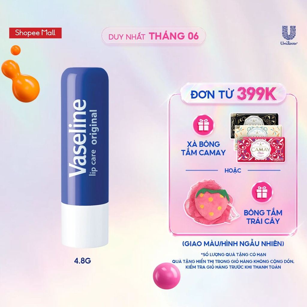 Son dưỡng Môi Mềm Mịn Vaseline Lip Care Stick 4.8g