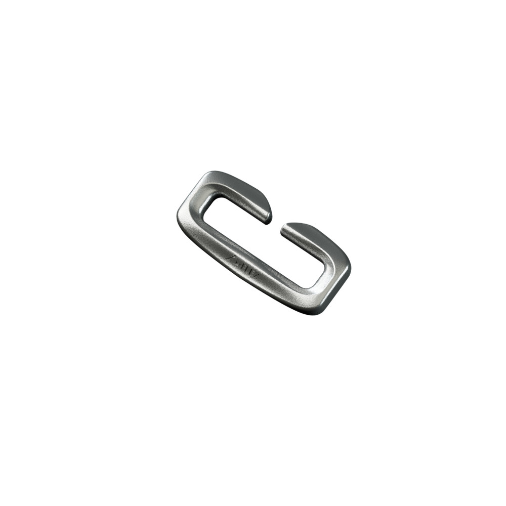 DURAFLEX DURAFLEX DURAFLEX Khóa ALULA Vòng có rãnh 20MM Hợp kim nhôm Vòng vuông mở đơn giản