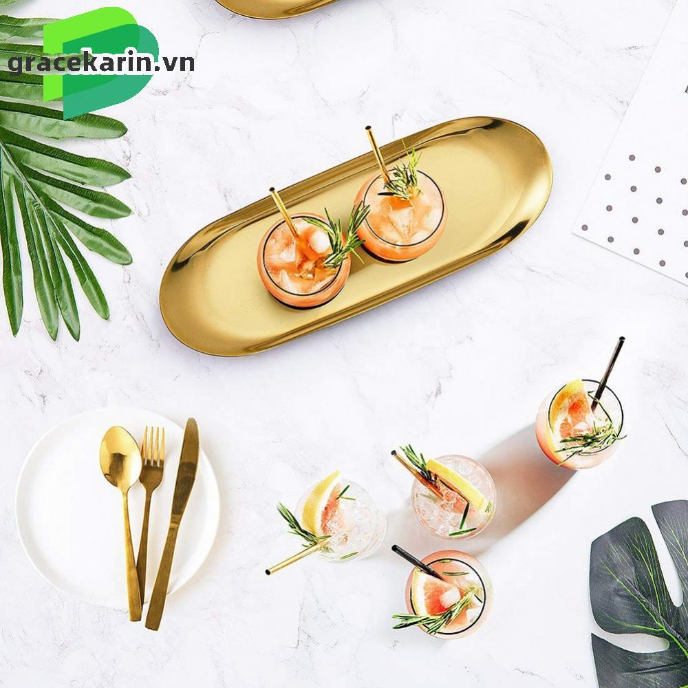 Multi functional Organizer Tray for Jewelry Tea Fruits Cosmetics Stainless Steel