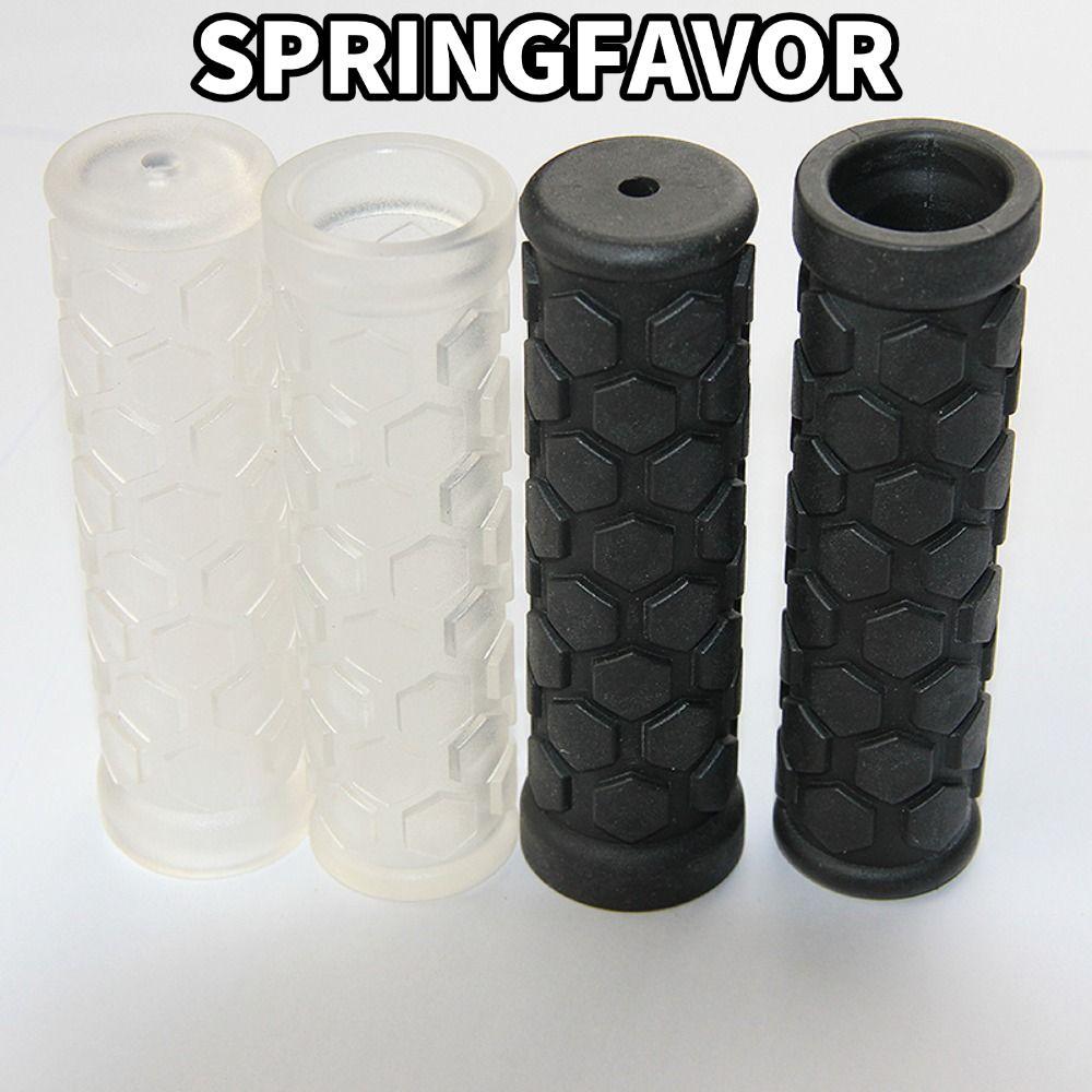 SPRINGFAVOR 1 Cặp Tay Lái Xe Đạp, Tay Lái Xe Đạp Gấp Chống Trơn Trượt SD125-102mm, Hấp Thụ Sốc Chất 