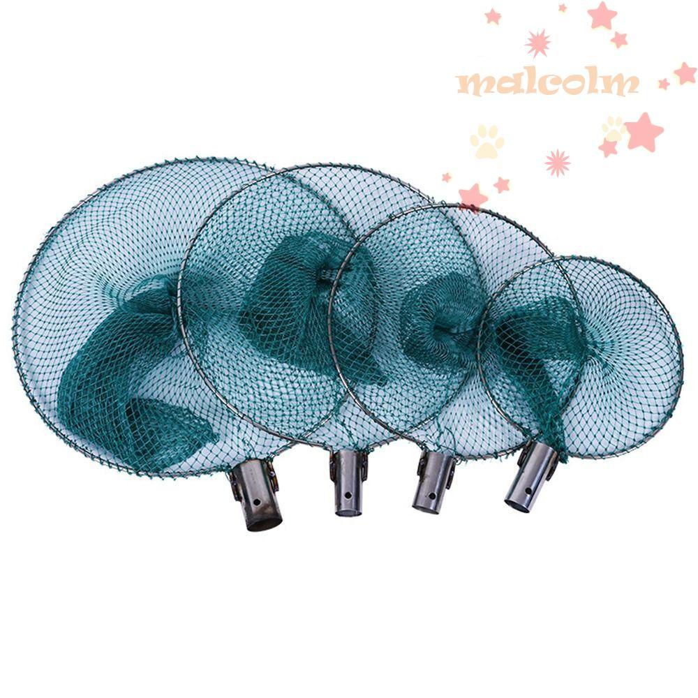 MALCOLM Bay Lưới Câu Cá Hồi Dụng Cụ Câu Cá Có Thể Gập Lại Nylon Tôm Lưới Câu Cá Ngoài Trời Tôm Lồng 
