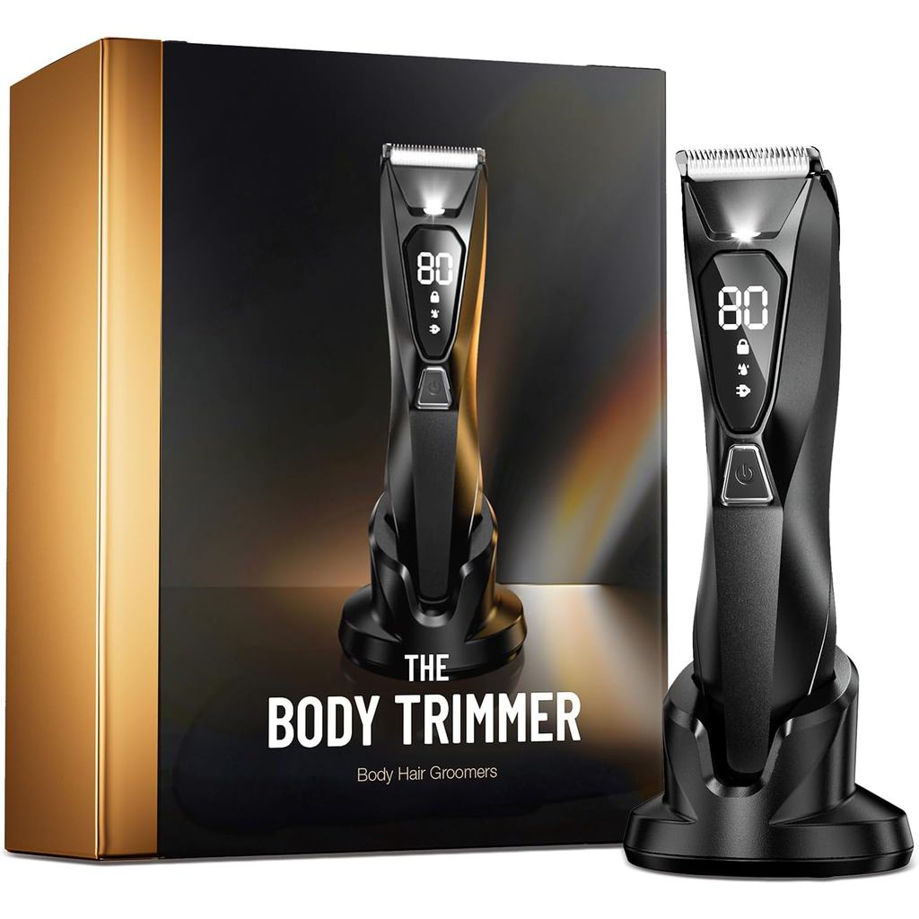 Tông Đơ Cắt Tóc Toàn Thân Cho Nam: Tông Đơ Cắt Tóc Pubic Sạc Không Dây 90Min - Groomer Toàn Thân Ướt