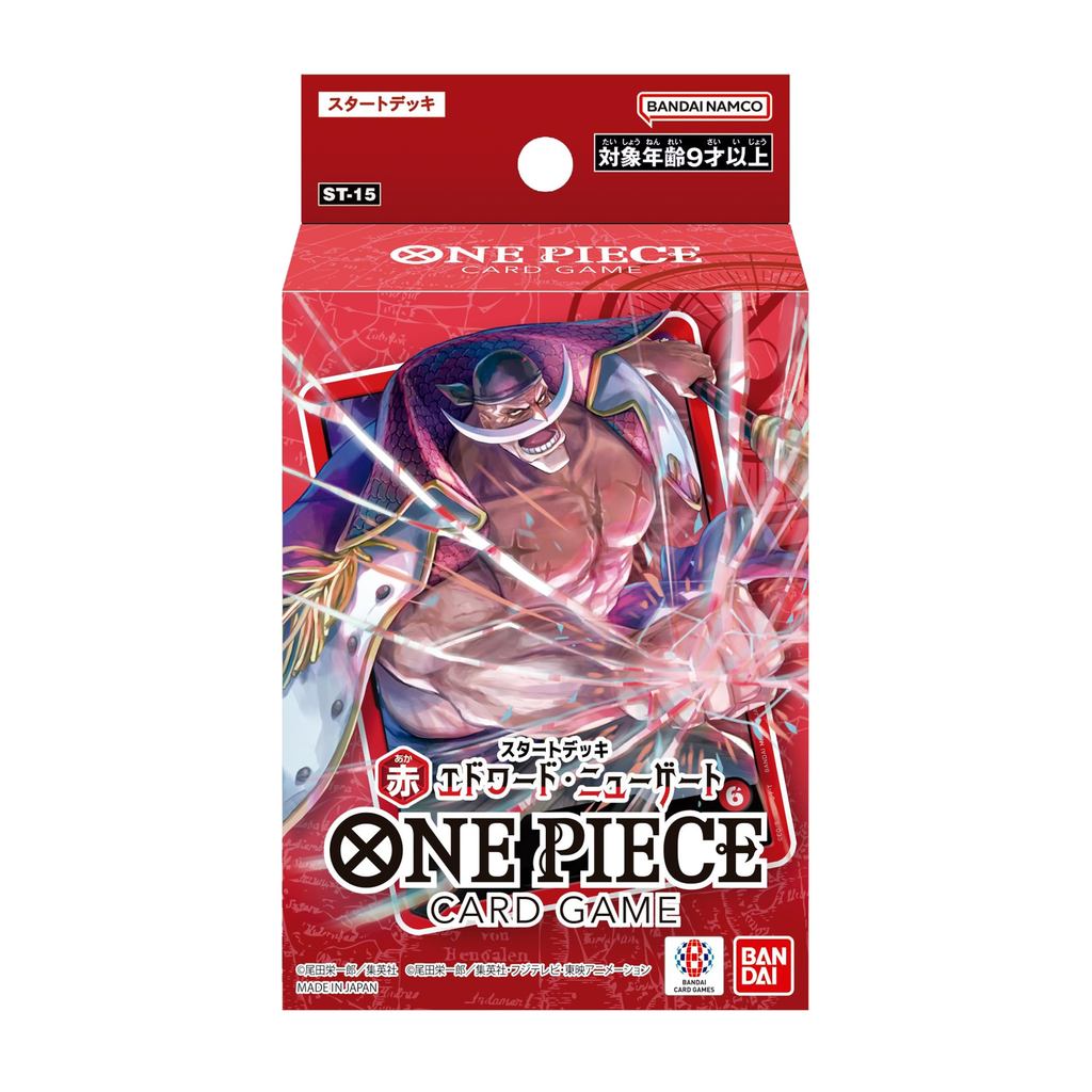 BANDAI ONE PIECE Card Game Start Deck Red Edward Newgate [ST-15]