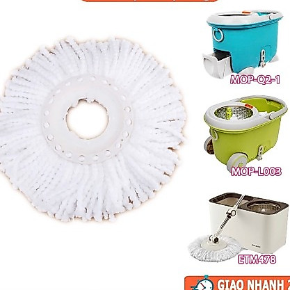 Bông lau thay thế của bộ lau nhà LocknLock ETM466, MOP-L003, MOP-Q2-1, ETM478