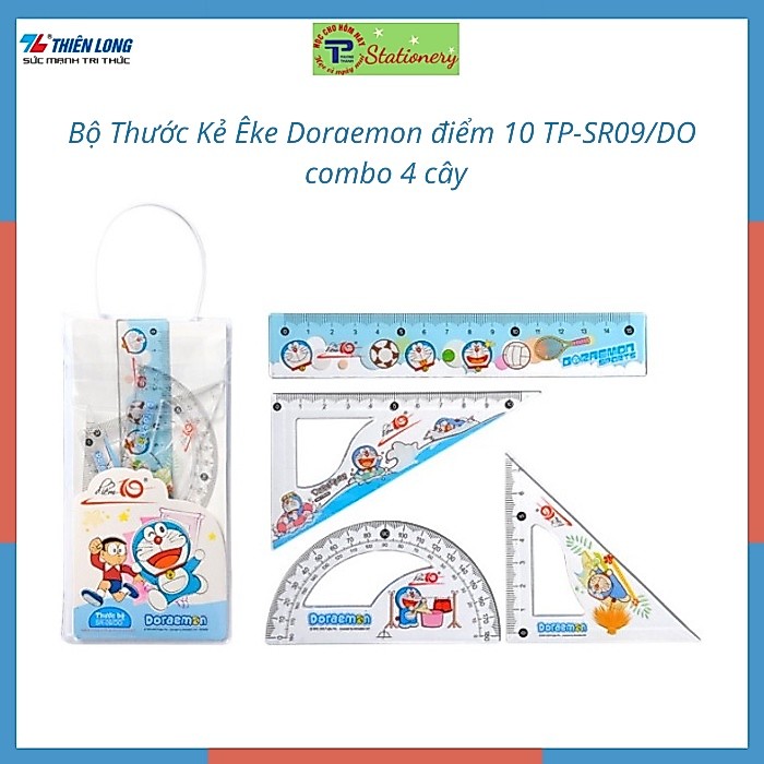 Bộ Thước Kẻ Êke Draemon điểm 10 TP-SR09/DO