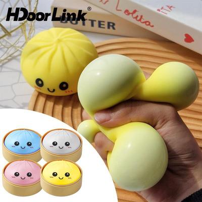 HdoorLink Bánh Bao Squishies Dễ Thương Hấp Giảm Căng Thẳng Đồ Chơi Bóp Mềm Bun Đồ Chơi
