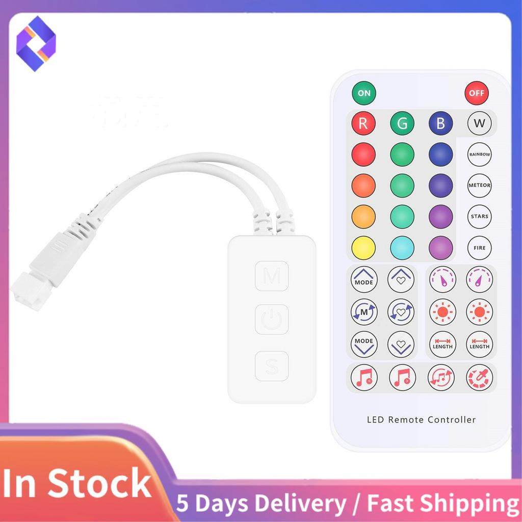Bộ điều khiển thông minh Bluetooth âm nhạc thông minh RGB SP611E cho WS2812B SK6812 WS2811 Dải băng 