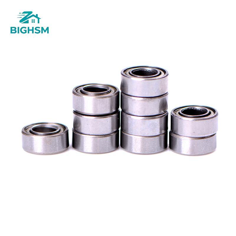 BIGHSM 10 chiếc MR105ZZ L-1050 MR105 Vòng bi rãnh sâu 5x10x4 mm thu nhỏMR105ZZ Vòng bi ABEC-1 SKK