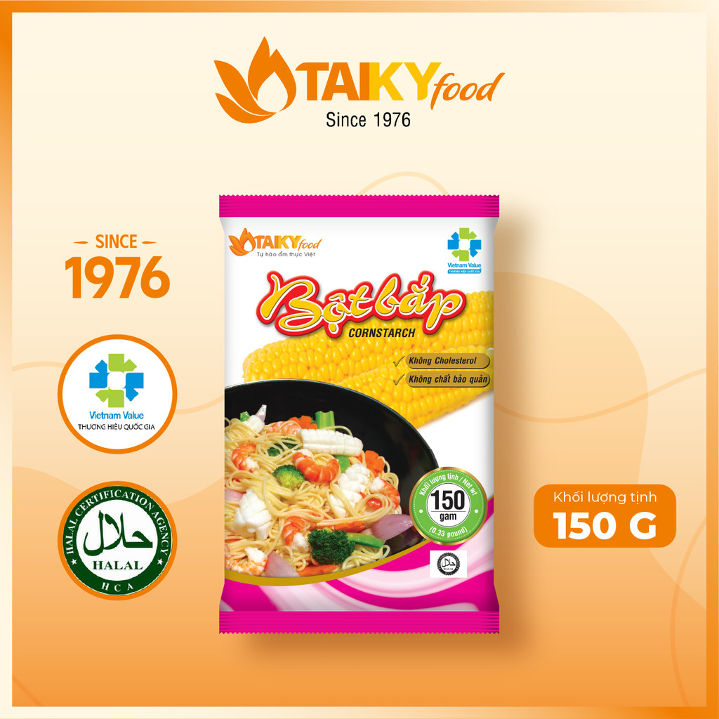 Bột bắp Tài Ký gói 150g (date mới nhất)