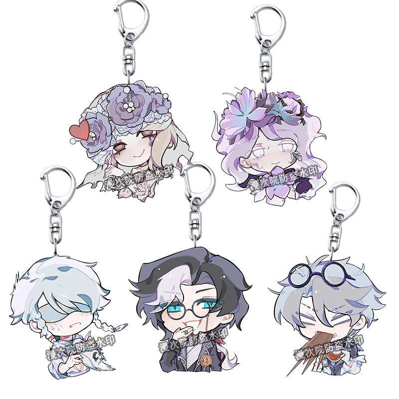 Identity Ⅴ Embalmer‌ Eli Clark Seer Grace Naiad Joseph Desaulniers Cosplay Keychain Bag Pendant Acry