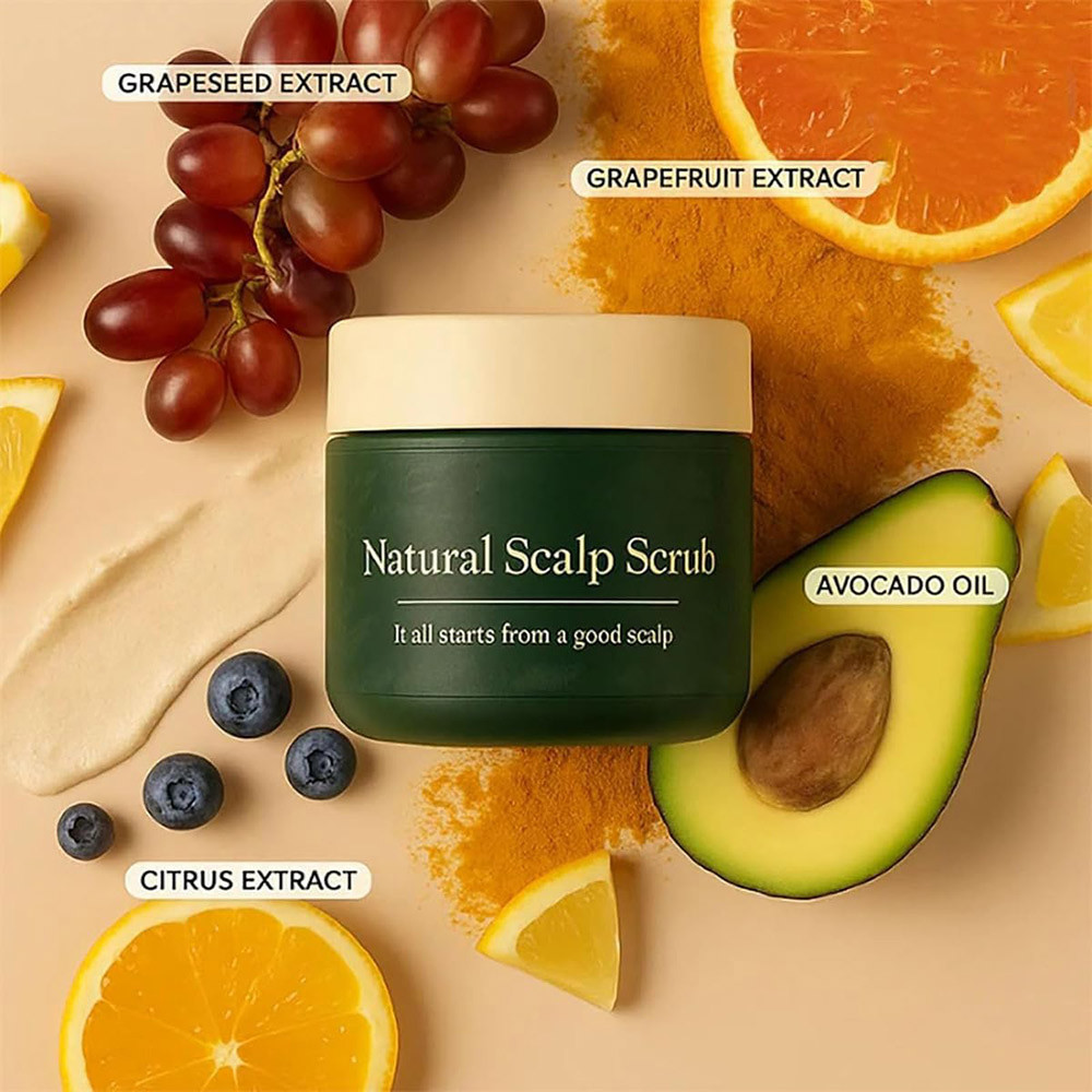 Lissima Natural Scalp Scrub,Deep Cleansing & Nourishing Exfoliating,Moisturizing and Comfortable,Rel