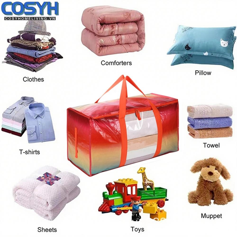 <cosyh>Reliable Extra Large Storage Bags for Moving and Travel For Clothes with Handles