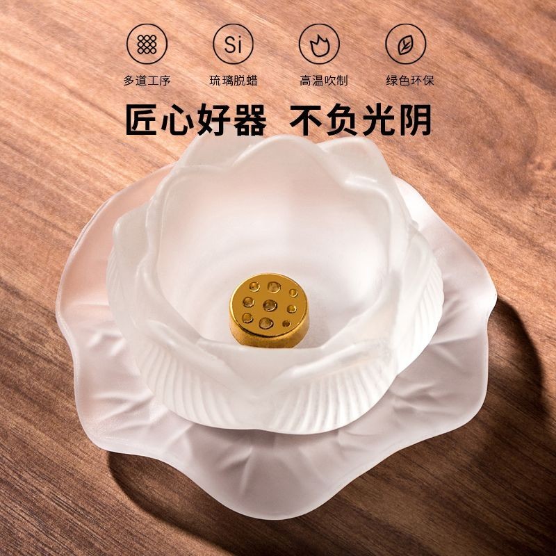 Spot Goods#Incense Burner Lotus Incense Holder Incense Tray Incense Stand Incense Holder for Home In