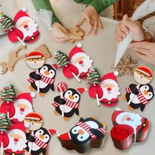 25 Giấy Trang Trí Kẹo Mút Giáng Sinh