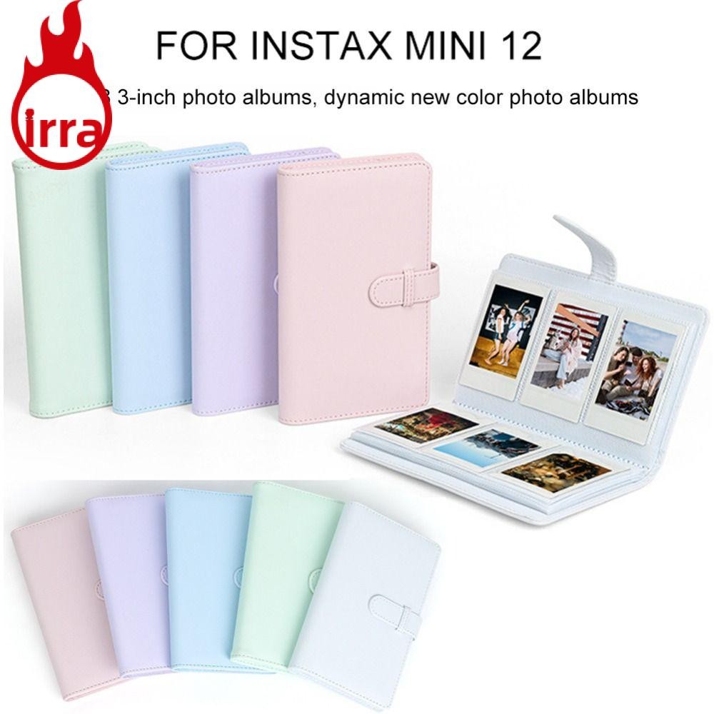 IRRA Phim Camera Ảnh Giấy Đựng Thẻ Tem Vé 3 inch Cho Fujifilm Instax mini 12