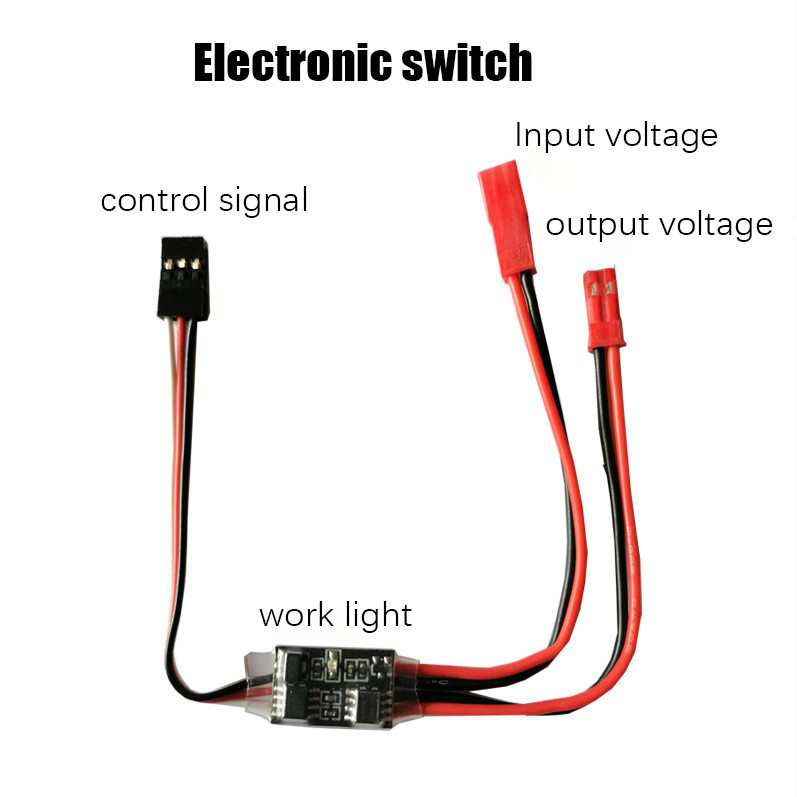 Công tắc điện tử RC cao cấp 20A 3-30V - Bộ điều khiển tín hiệu PWM