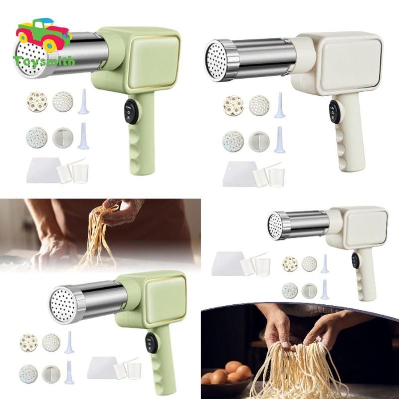 Máy làm mì ống điện cầm tay 9 đầu Dụng cụ nhà bếp Máy ép cầm tay Máy làm mì ống, cho nhà hàng Macaroni Lasagna
