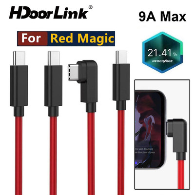 Cáp sạc nhanh HdoorLink Type C Cáp USB C 9A cho RedMagic 10 / 9 / 8 / 7 / 6 / 5