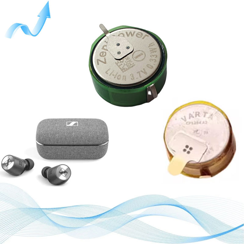 Thích hợp cho Sennheiser MOMENTUM 1 Mumantou Generation True Wireless Bluetooth Tai nghe Pin 1254 14
