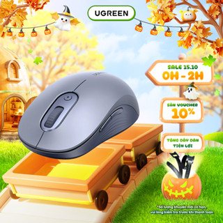 Chuột không dây im lặng Ugreen M556 | Thiết kế công thái học | 4000 DPI tùy chỉnh | Bảo hành 18 tháng 1 đổi 1 35900