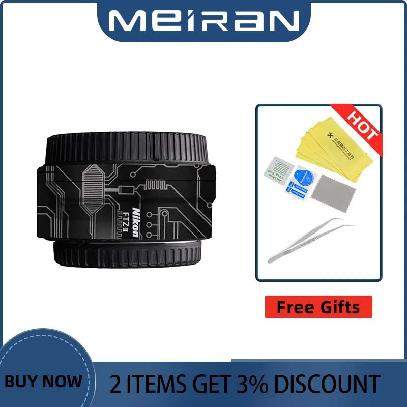 Dành Cho Nikon FTZ II Adapter Gắn Vòng Decal Bảo Vệ Decal Chống Trầy Xước Bảo Vệ Áo Bọc Phim