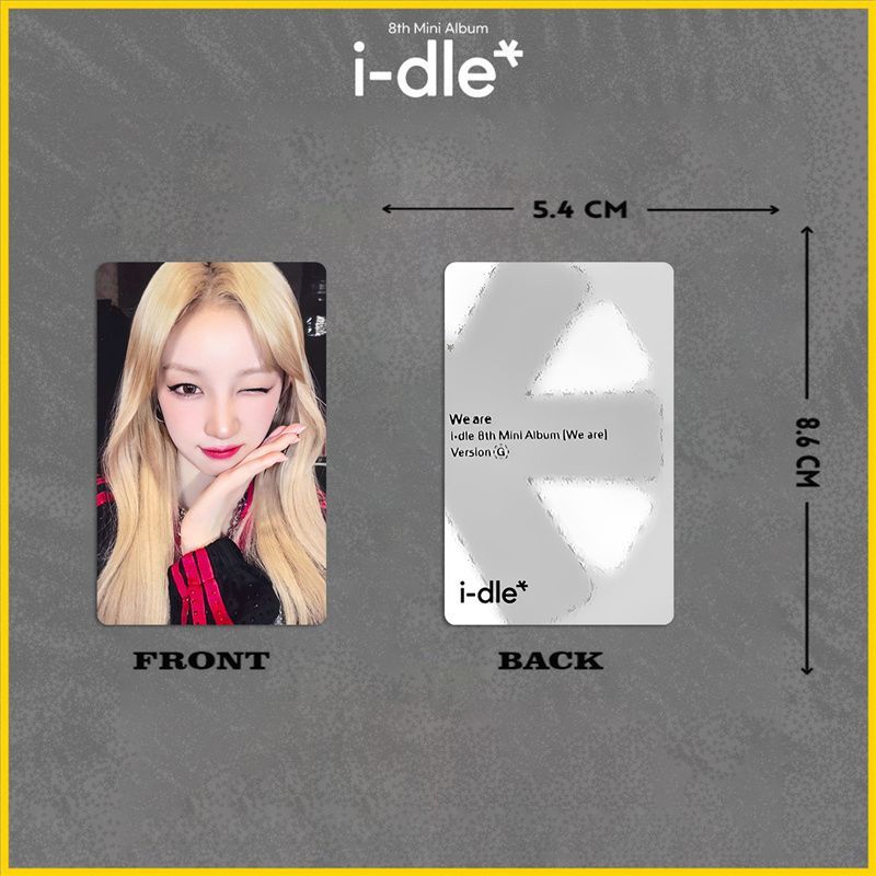 GIDLE Album We are Star Song Yuqi Thẻ đặc biệt i-dle Thẻ ngẫu nhiên Tự in Polaroid Photocard