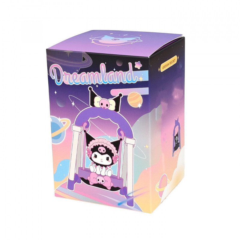 Hộp mù Sanrio dàn xích đu Kuromi My Melody tượng figure đồ chơi sưu tập PVC cute trang trí bàn xe qu