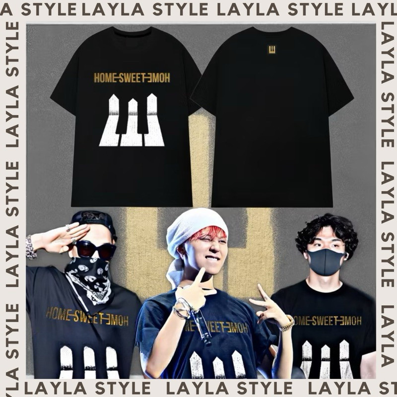 （Giao hàng 24h）Angela ÁO SWEET HOME BIG BANG G-DRAGON DAESUNG TAEYANG LAYLASTYLE KWON JI YONG CAO CẤ