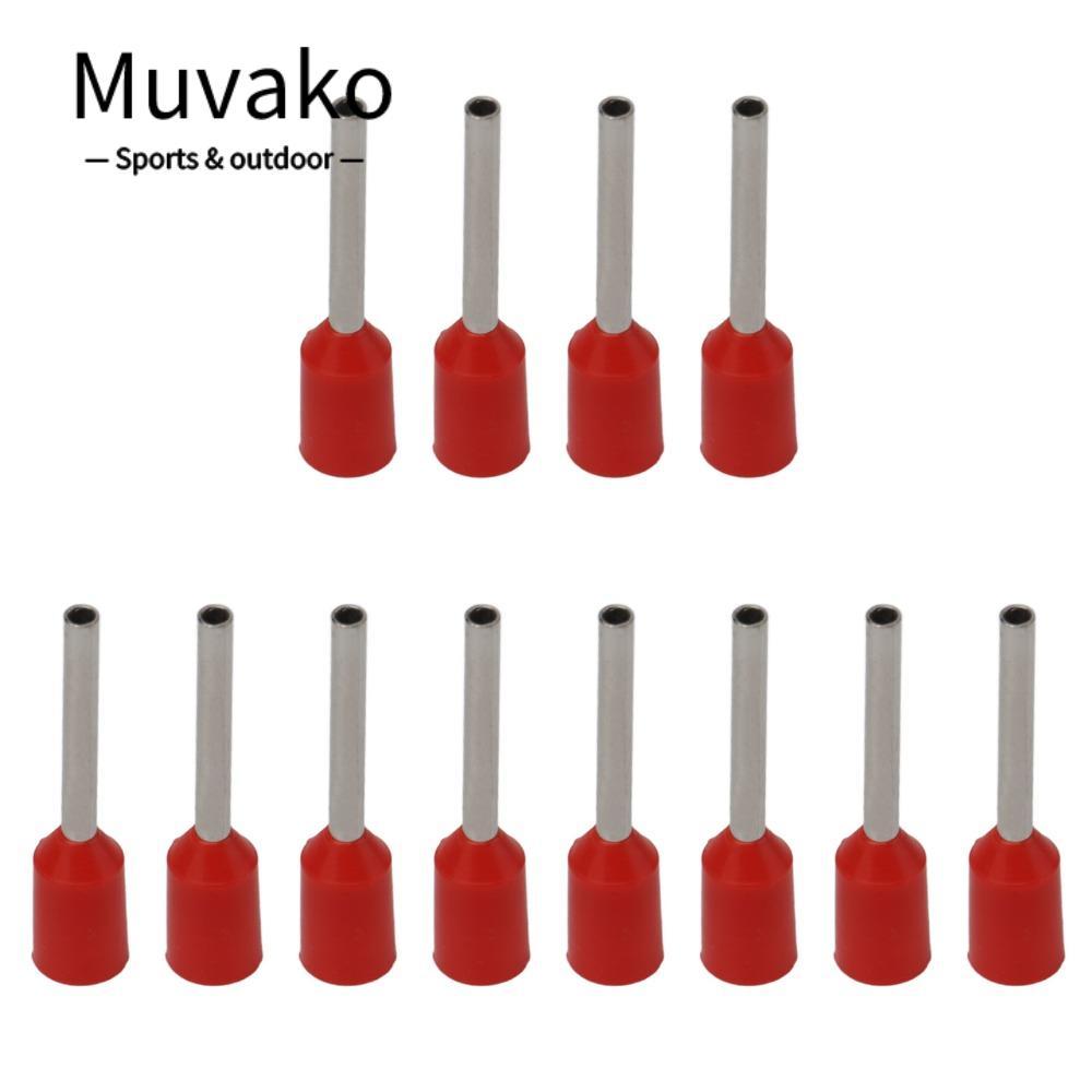 MUVAKO 1000 Cái Thiết bị đầu cuối Ferrules cách nhiệt, Bộ kết nối dây chất liệu đồng E0510 / E0512, 
