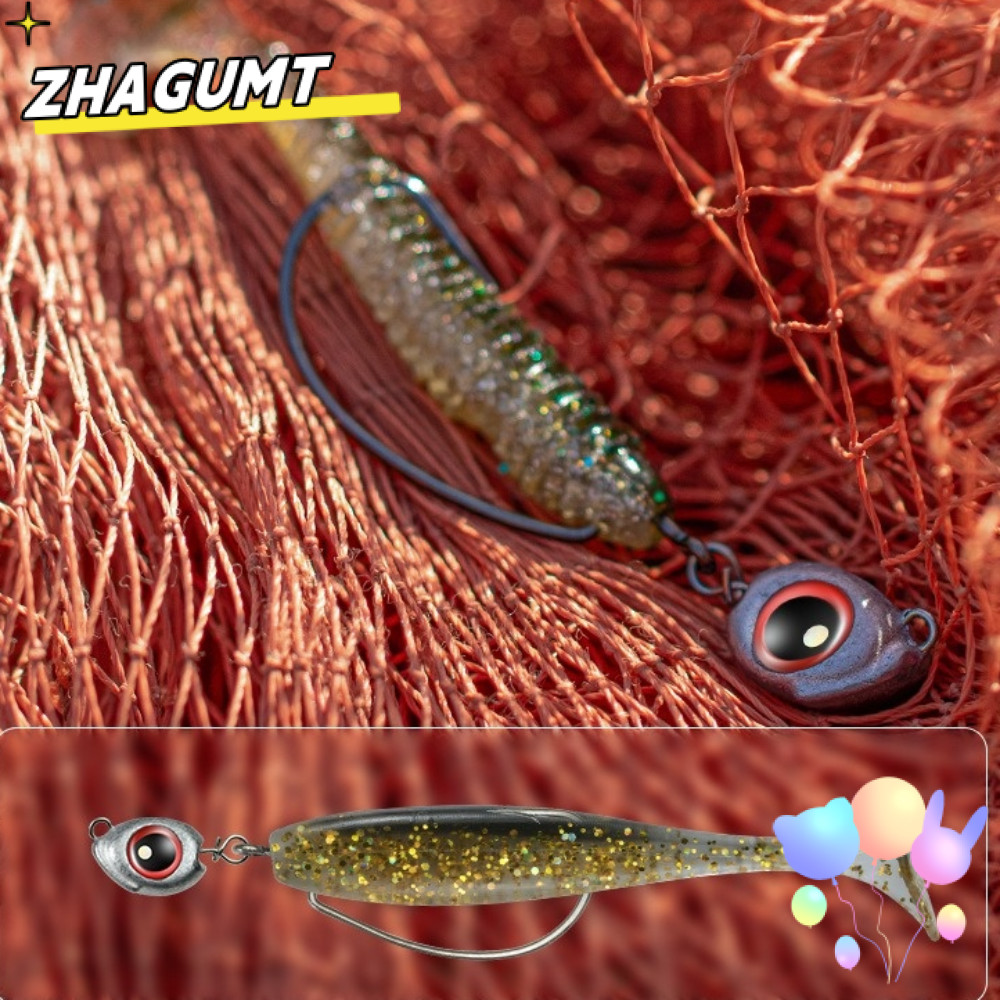 ZHAGUMT Đầu chì mồi Jig đáy Swimbait, Jig Head phát sáng 3.5g/5g/7g/10g 2025, kim loại cứng cho nước