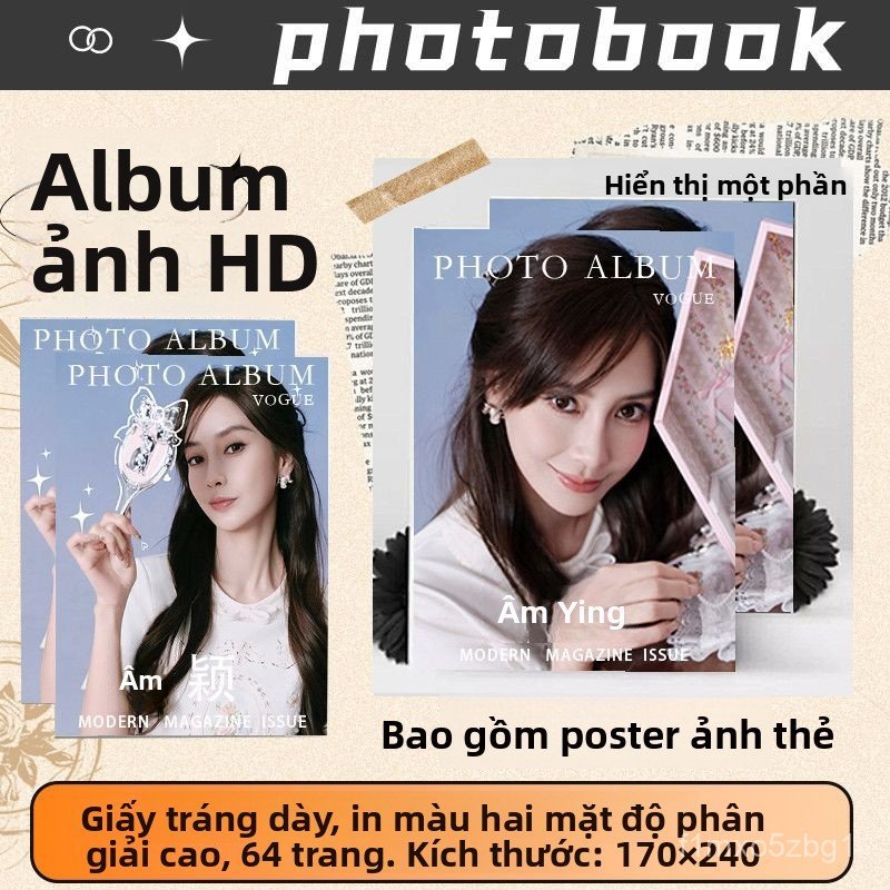 Sách ảnh photobook Angelababy phiên bản sưu tầm 64 trang kèm card bo góc bán chạy nhất hot