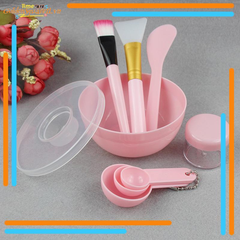 GoldenS Facial Brush Mask Bowl Spoon Set Mask Brush Bar DIY Beauty Tools Mixing Tools Skin Care Make