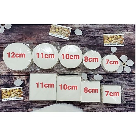 Giấy nến tròn chống dính dùng lót bánh bao, nướng bánh