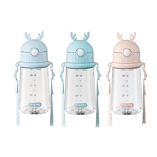 Bình nước học sinh Goki Rudy 450ml, bình nước đi học, bình nước cho bé, bình nước học sinh cấp 1, bình nước trẻ em