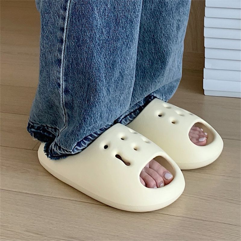 Phụ Nữ Trong Nhà Shit Sandal Dép Mùa Hè Ngoài Trời Mặc Sáng Tạo Bánh Mì Cặp Đôi Dép