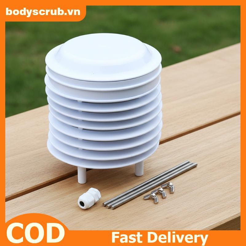 BB ABS Louvered Weather Box Station Shelter 6-10 Tầng dành cho dụng cụ rỗng Bảo vệ hạng nặng Ứng dụn