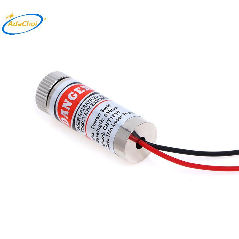 AdaChoi 650nm 5mW Red Point / Line / Cross Laser Module Đầu Laser Ống Laser 3v-5v Đầu Laser chấm đượ