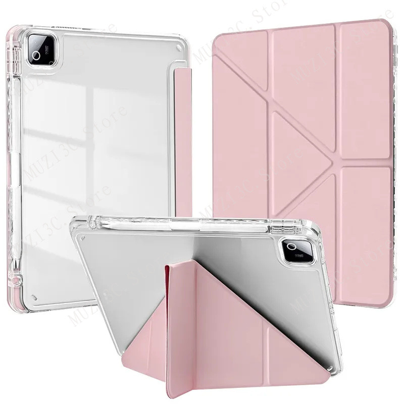 Ốp Chân Đế Hình Chữ Y Cho XiaoMi Pad 8 / 8 Pro 11.2 Inch, Cho MiPad 7 / 7 Pro Có Giá Đỡ Bút Chì, Ốp 