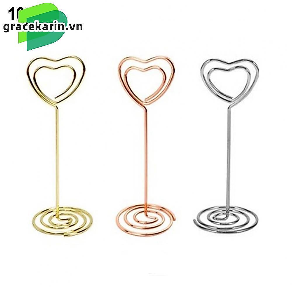 Card Holder 10pcs/Pack Heart Silver Wedding Party/Festival Decorations