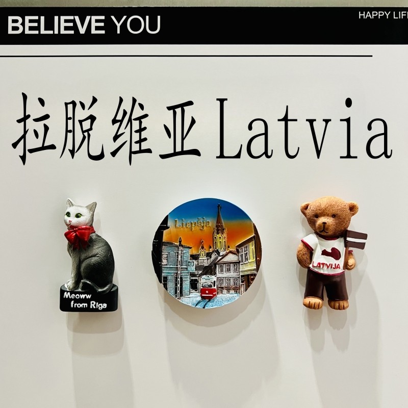 Liepaarija, Latvia Nam Châm Tủ Lạnh Dán Nhựa Handmade Sáng Tạo Quà Lưu Niệm Trang Trí Nhà Cửa