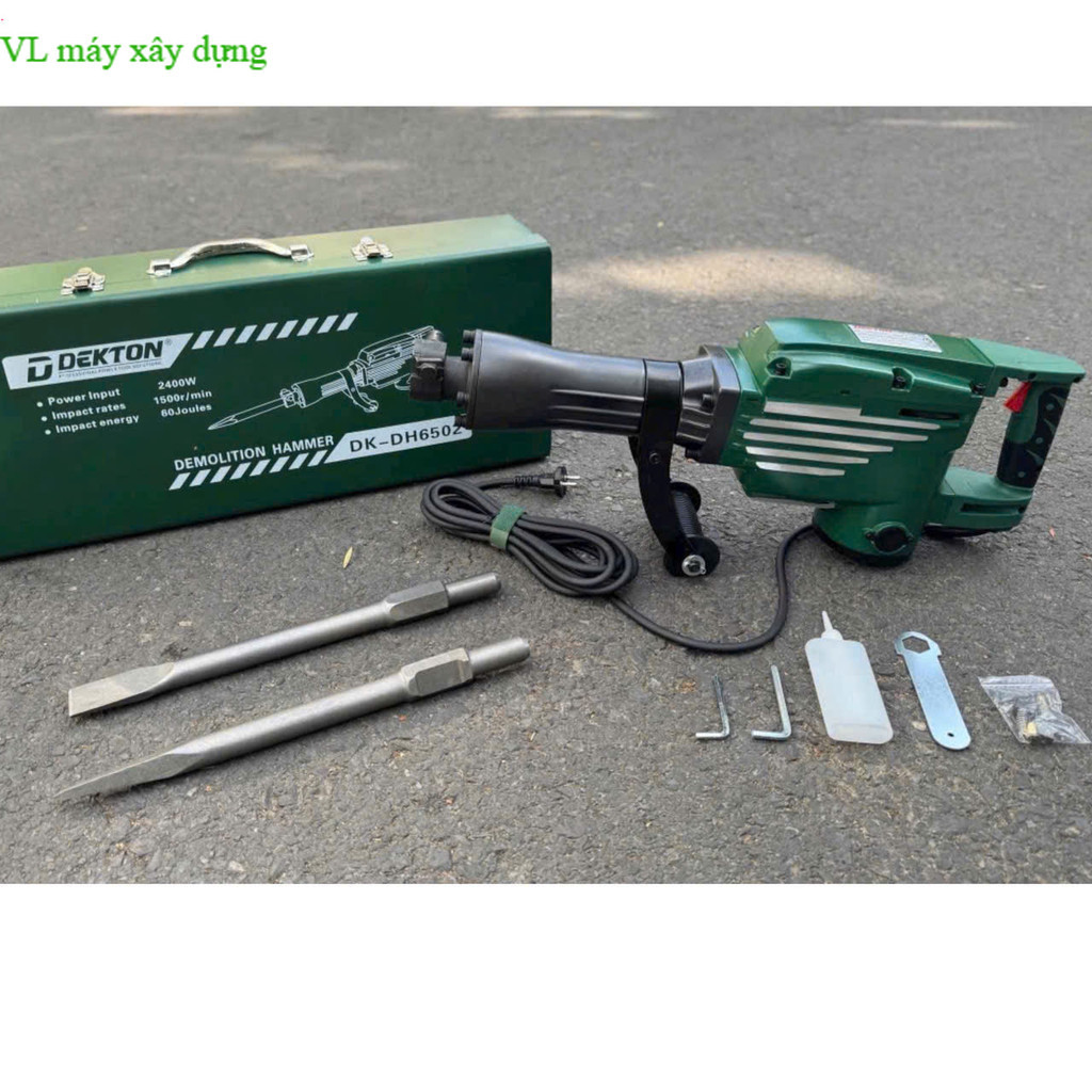 Máy đục bê tông 30mm Dekton DH6502 2400w VL máy móc DEKTON