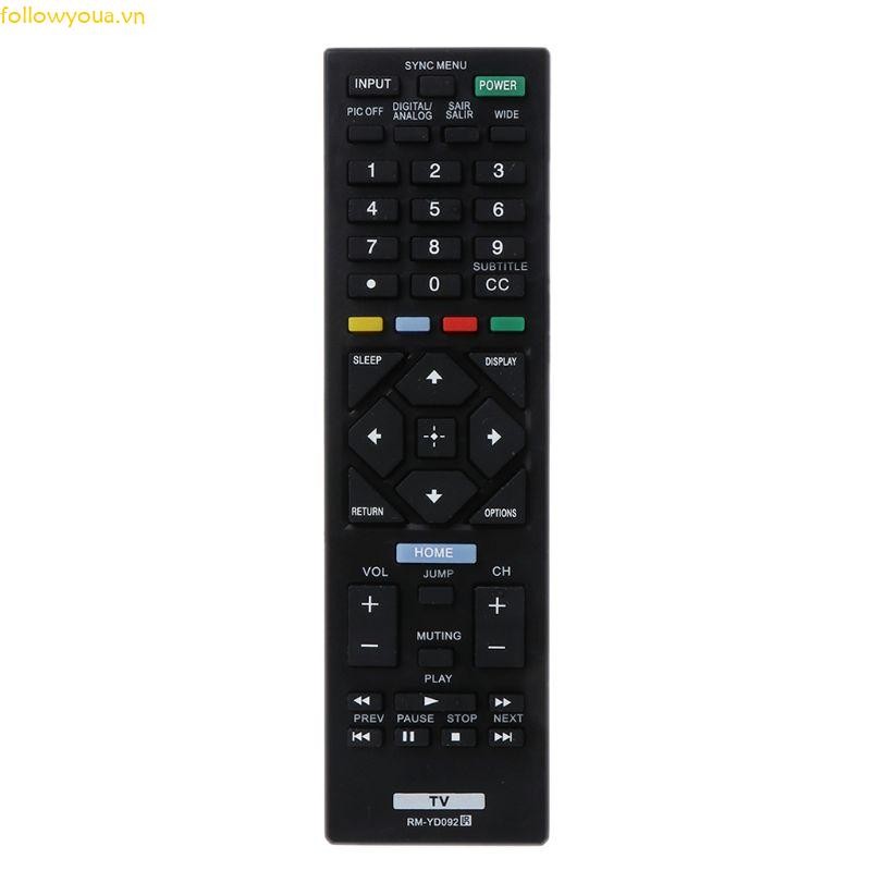 Fol Universal cho điều khiển từ xa thay thế TV thông minh RM-YD092 cho KDL-48R470B KDL-50R450 KDL-50
