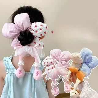  Trẻ Em Trẻ Em Hình Hoa Dây Tóc Scrunchies Đuôi Ngựa Dây Buộc Tóc Phụ Kiện Tóc 
