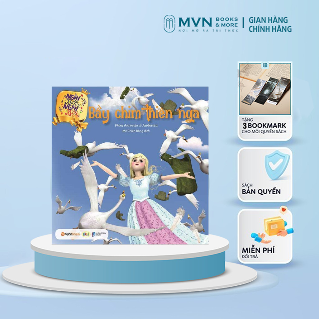 Sách - Ngày xửa ngày xưa - Bầy chim thiên nga 49k - Mvn Books