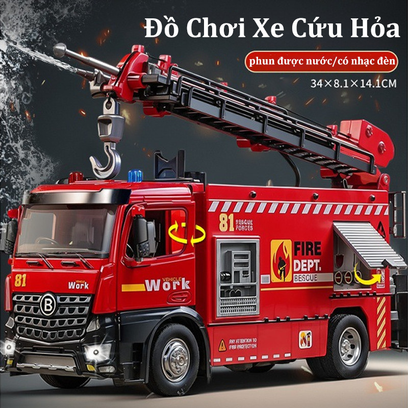 Đồ chơi xe cứu hoả 3 trong 1