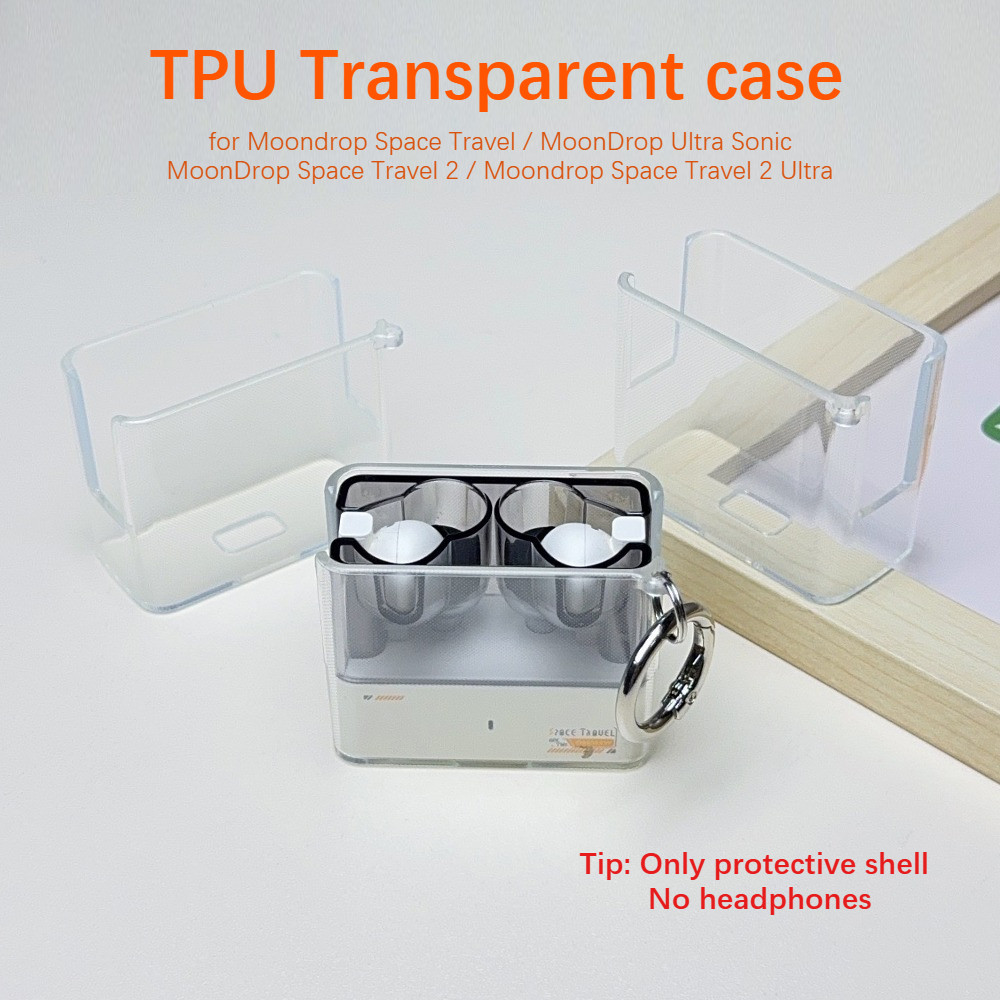for MoonDrop Space Travel 2 Ultra Case MoonDrop Space Travel / 2 Clear Soft Case for MoonDrop Ultra 