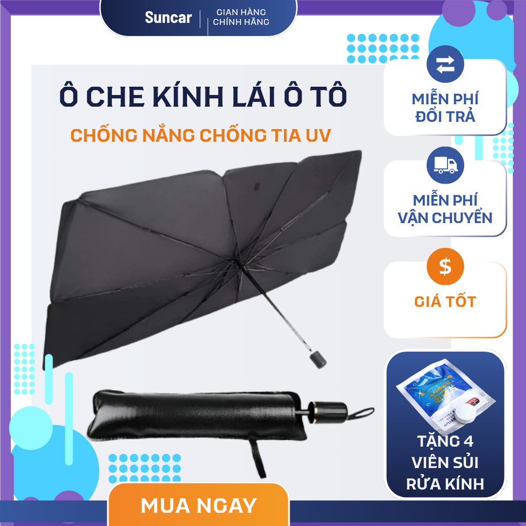 Ô Dù Che Nắng Ô Tô Kính Lái Cao Cấp Chống Nóng Cách Nhiệt