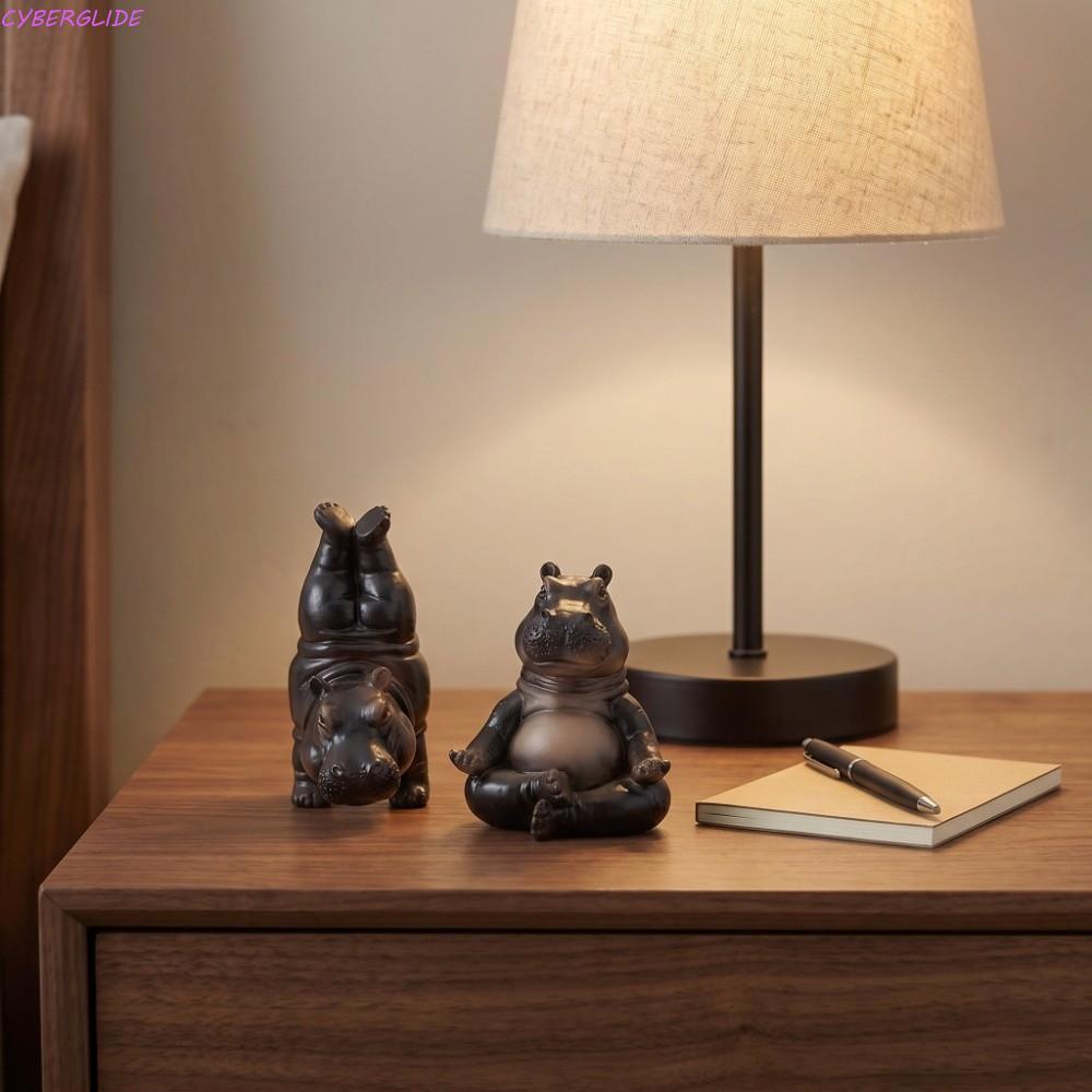 CYBERGLIDE Clumsy Yoga Master Hippo, đầy thử thách với thiền Asanas Pose Yoga Hippo Tượng, Hippopota