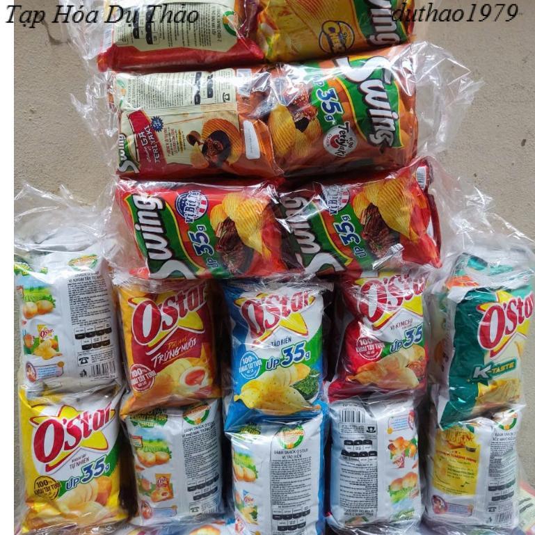 Bịch 10 gói bim bim Khoai Tây Swing/Ostar /Toonies Các Vị gói nhỏ 33gr