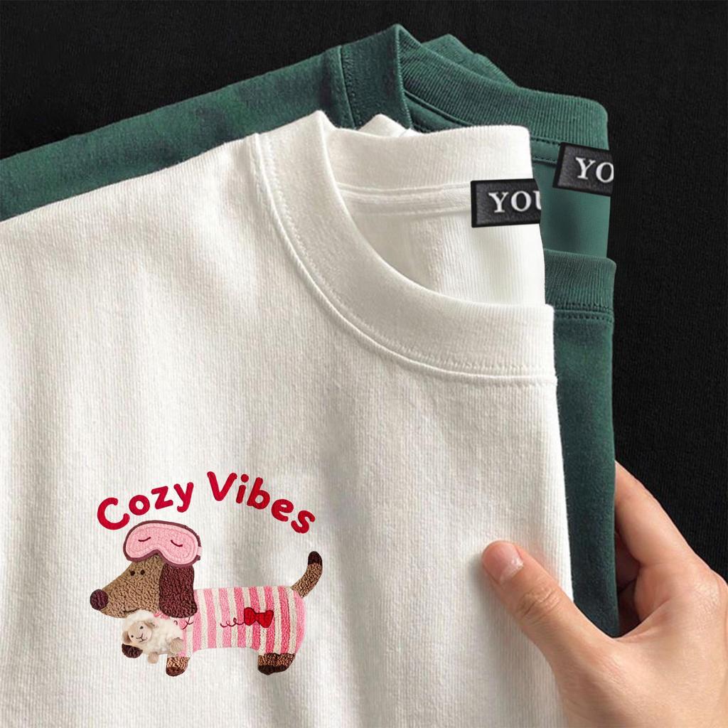 T42.SHOP Để Mourning Phong Cách Lịch Sự Màu Đen Mặc Tại Đám tang Áo thun oversize Cotton 1 Họa Tiết 